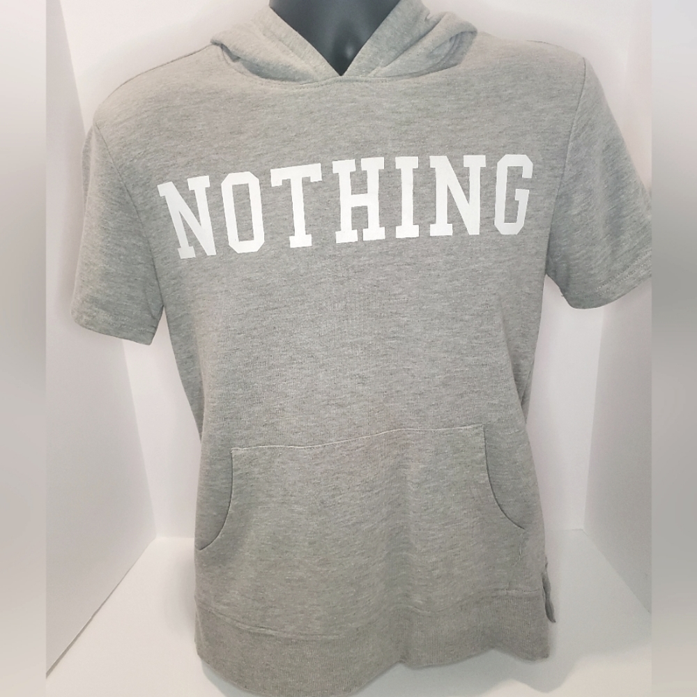 Forever 21 XS Shirt Sleeve NOTHING Hoodie